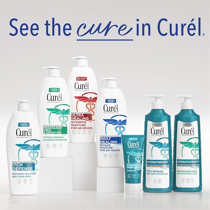 Curel Itch Defense Calming Body Lotion, Moisturizer - Image 7
