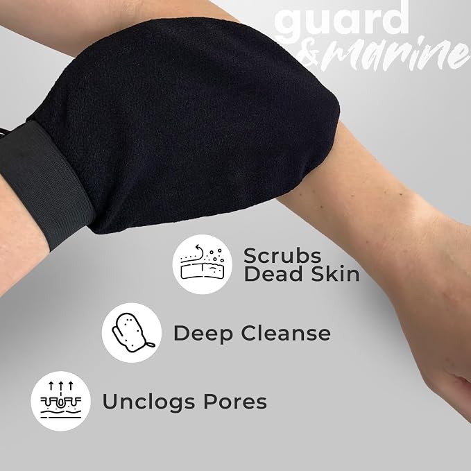 GUARD&MARINE Korean Exfoliating Mitts – Authentic Kessa Gloves Inspired by - Image 2