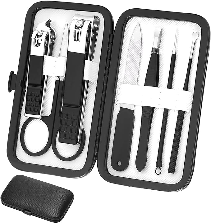Nail Clippers Set Professional Manicure Set Grooming Kits Stainless Steel by ProfessionalManicureSet