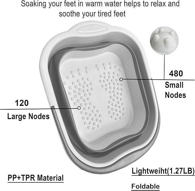 Collapsible Foot Soak Tub 15L - Image 6