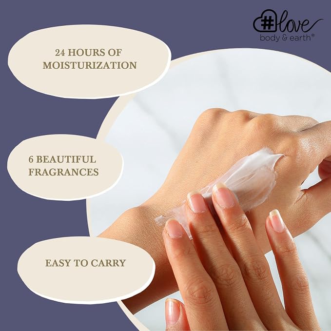 BODY & EARTH # LOVE Hand Cream Gift Set, Mothers Day Gifts - Image 3
