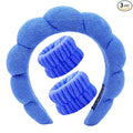 Spa Headbands for Washing Face Soft Puffy Bubble Headbands Wristband for Women by Unknown