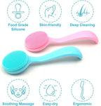 HINZIC 4 Pack Silicone Manual Facial Cleansing Brush, Skin Friendly Waterproof - Image 7