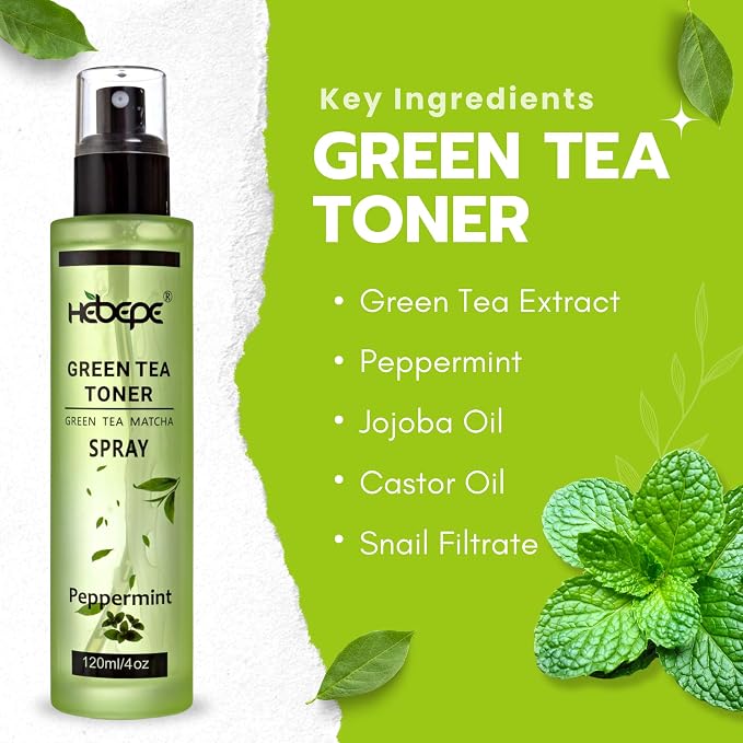 Green Tea Matcha Facial Toner Mist - Image 2