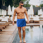 Men Boys Soft Wearable Bath Towel Short Pants Adjustable Mircofiber Towel Pool - Image 6