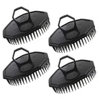 Scalp Massage Shampoo Brush, Segbeauty 4pcs Massage Hair Brushes Floriated by Segbeauty