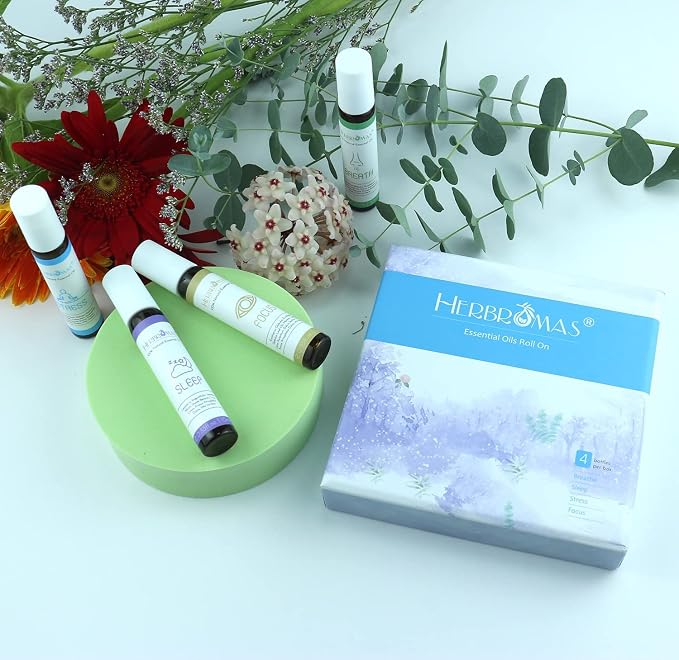 Aromatherapy Oils Roller Set, Natural Pre-diluted Essential Oils Roll On - Image 6