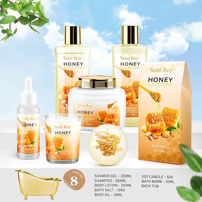Mothers Day Birthday Spa Gifts for Women, Spa Gift Basket for Women & Men - Image 2