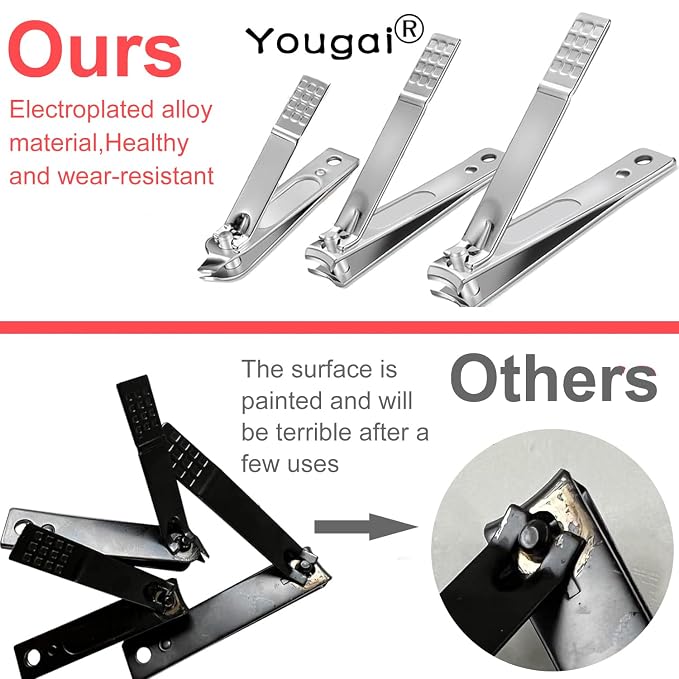 Yougai Nail Clippers set for Men and Womens Gift Manicure Set 18 Pieces - Image 6