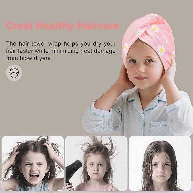 Unicorn Castle Microfiber Hair Towel - Image 5