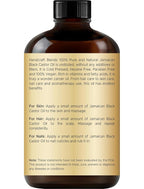 Handcraft Blends Cold-Pressed Jamaican Black Castor Oil 4 Fl Oz | Glass Bottle - Image 2
