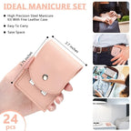 Geosar 12 Sets Manicure Set Bulk Nail Clippers Pedicure Kit Stainless Steel - Image 2