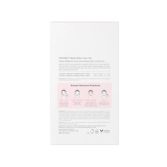 TONYMOLY Wonder Ceramide Mochi Milky Toner Set – Korean Hydrating Toner - Image 3