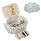 Makeup Bag with Multi-Pockets, Travel Cosmetic Bag with 2 Transparent Side - Image 8