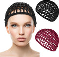 WLLHYF Wig Cap Thick Long Hair Caps Adjustable Net Mesh Braided Weaving Making by WLLHYF