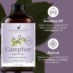 Handcraft Blends Camphor Essential Oil – Huge 4 Fl Oz – 100% Pure and Natural – - Image 4