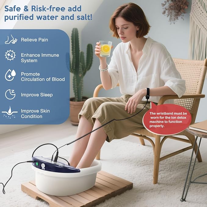 Ionic Foot Bath Detox Machine, Ion Detox Foot Bath Cleanse, LED Display Spa - Image 4