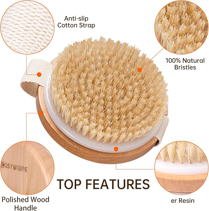 2-in-1 Wood Body Brushes - Image 4
