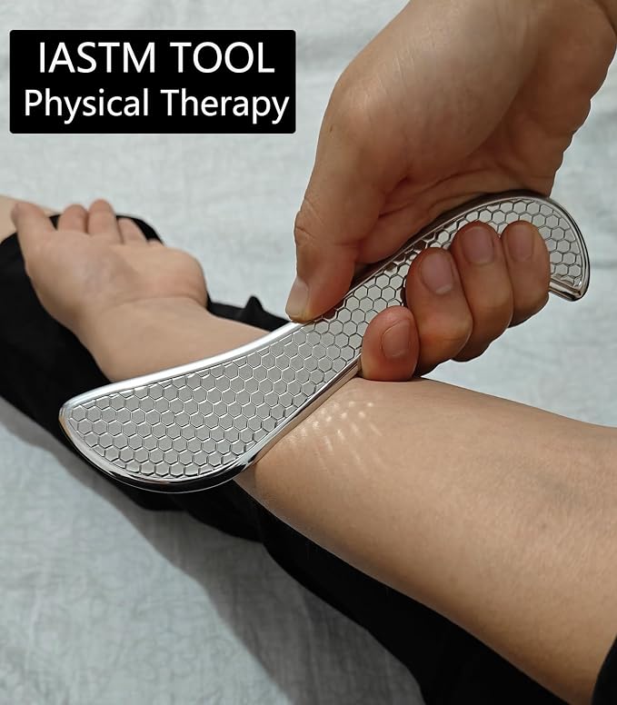 4 in 1 Stainless Steel Muscle Scraper Tool Set, IASTM Physical Therapy Massage - Image 6