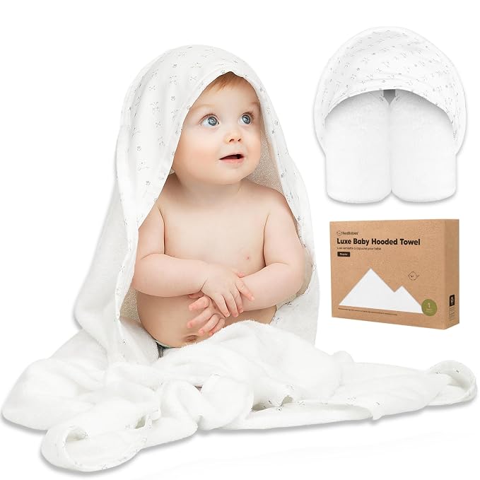 KeaBabies Hooded Baby Towel for Newborn by KeaBabies