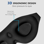 ALASKA BEAR Sleep Mask Memory Foam Contoured Eye Cups - Image 4