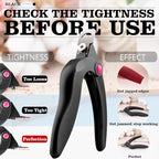 Black Acrylic Nail Clippers, Adjustable Nail Tip Cutter - Image 4