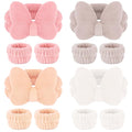 CAVETEE Spa Headband for Washing Face, 4 Pack Fuzzy Skincare Cute Butterfly by CAVETEE