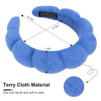 3 Pack Spa Terry Cloth Headbands - Image 2