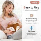 Fox Microwave Heating Pad for Pain Relief, Unscented Microwavable Heating Pads - Image 6