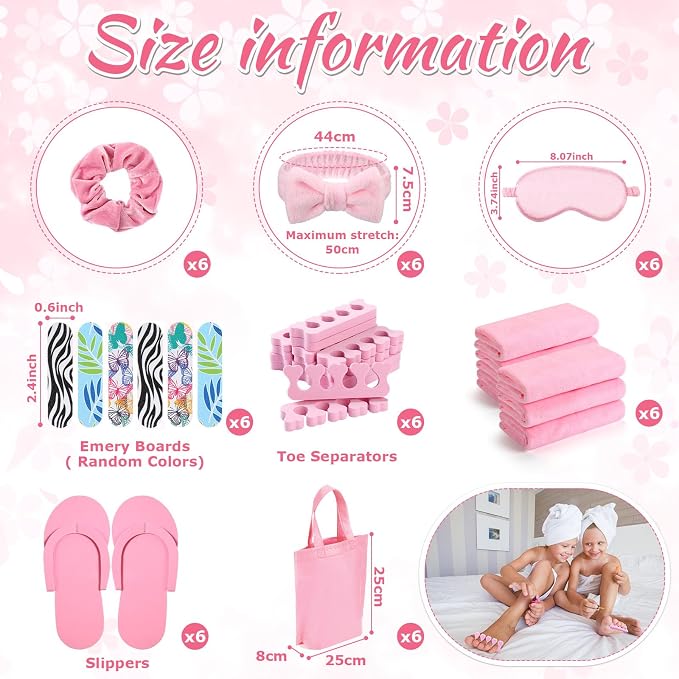 Thiccywoov 54Pcs Kids Foot Spa Party Supplies - Image 3