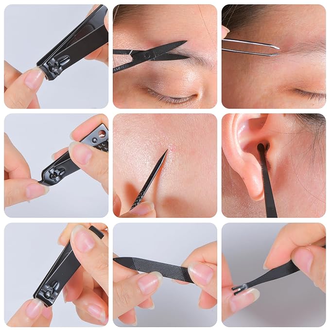 Nail Clippers Set Men Personal Care Tools Accessories Professional Manicure - Image 5