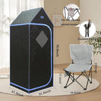 Portable Infrared Sauna for Home Spa, Full Size 1 Person Far Infrared Sauna - Image 5
