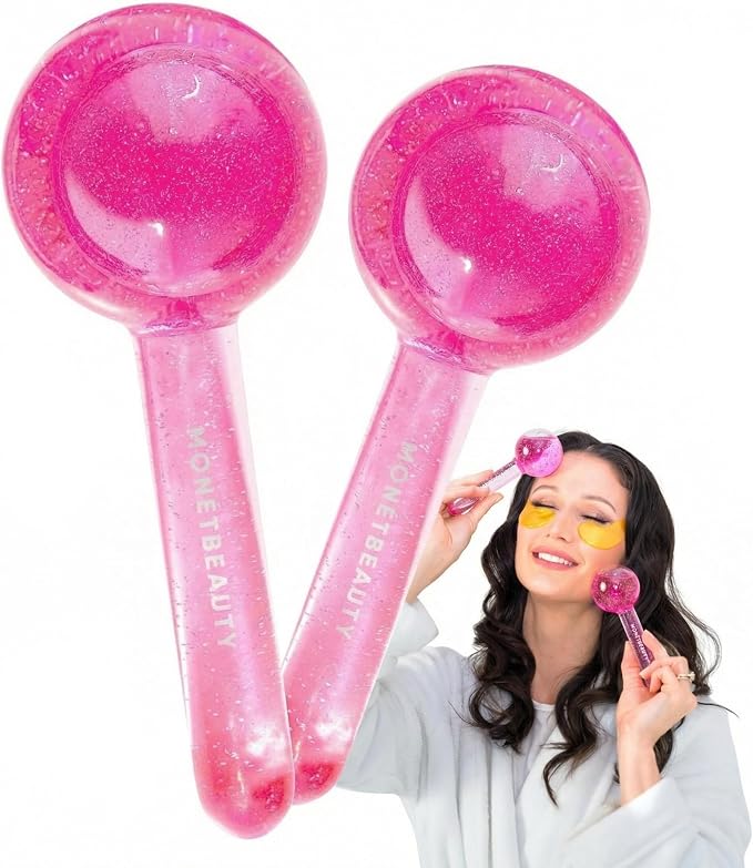 MonétBeauty Ice Globes for Face, Freezer Safe and Highly Effective Facial by Mon%C3%A9tBeauty