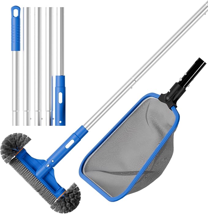 Sepetrel Deluxe Swimming Pool Cleaning Kit Including Half-Deep Fine Mesh Pool by Sepetrel