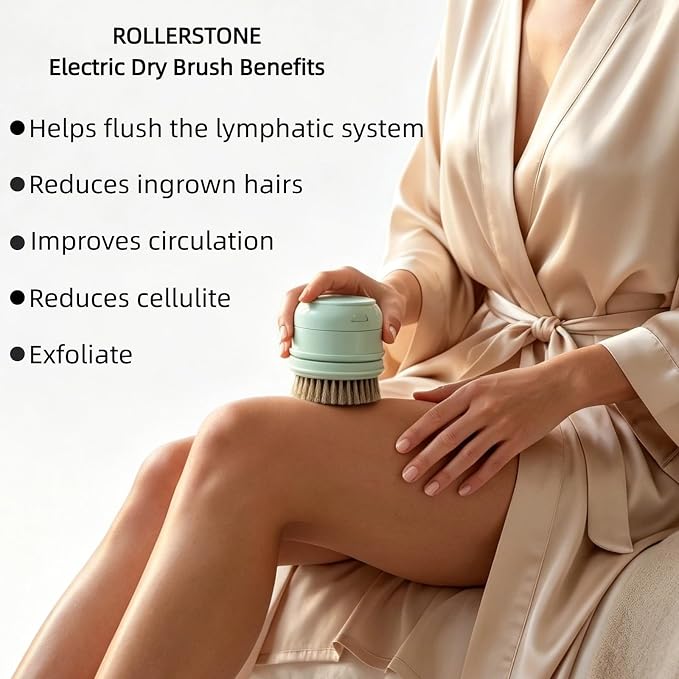 Electric Dry Brushing Body Brush - Image 2