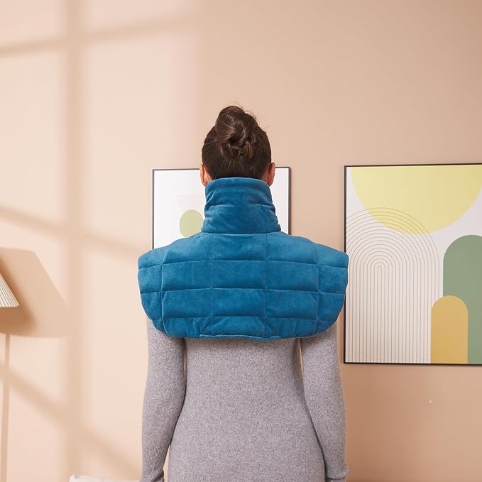 Ambershine 19''x24'' Weighted Neck & Shoulder Heating Pad, 2.5lbs - Image 5