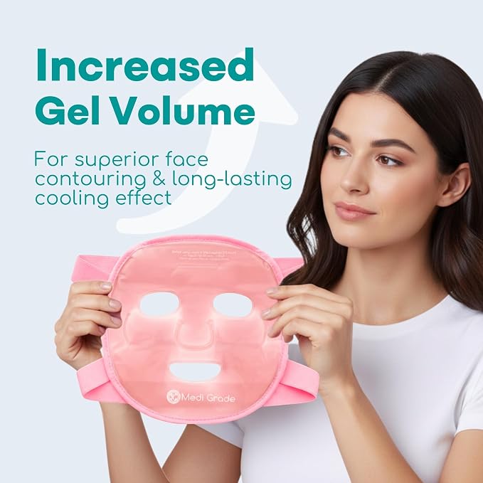 Medi Grade Cooling Ice Face Mask and Cooling Eye Mask - Image 7