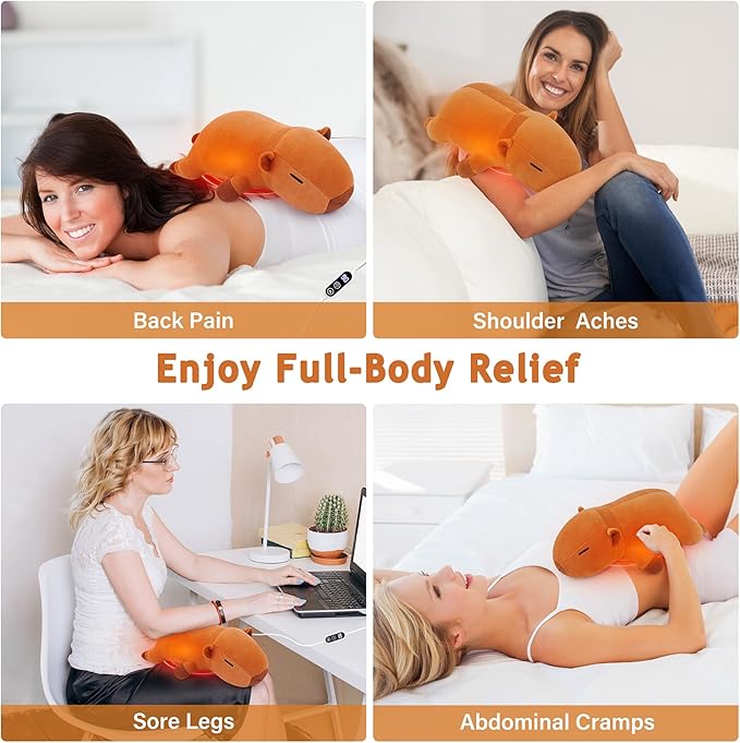 Electric Heating Pad for Cramps & Menstrual Pain Relief, USB Powered Portable - Image 5