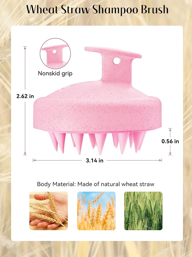 HEETA Scalp Massager Hair Growth, Soft Silicone Scalp Scrubber Shampoo Brush - Image 2