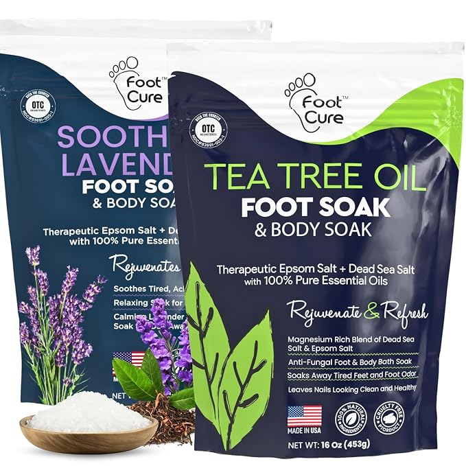 FOOT CURE Tea Tree Oil & Soothing Lavender Foot Soak by FOOTCURE