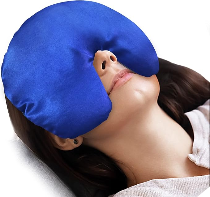 Atsuwell Sinus Mask, Warm Cold Compress Eye Mask by Atsuwell-Alliswell