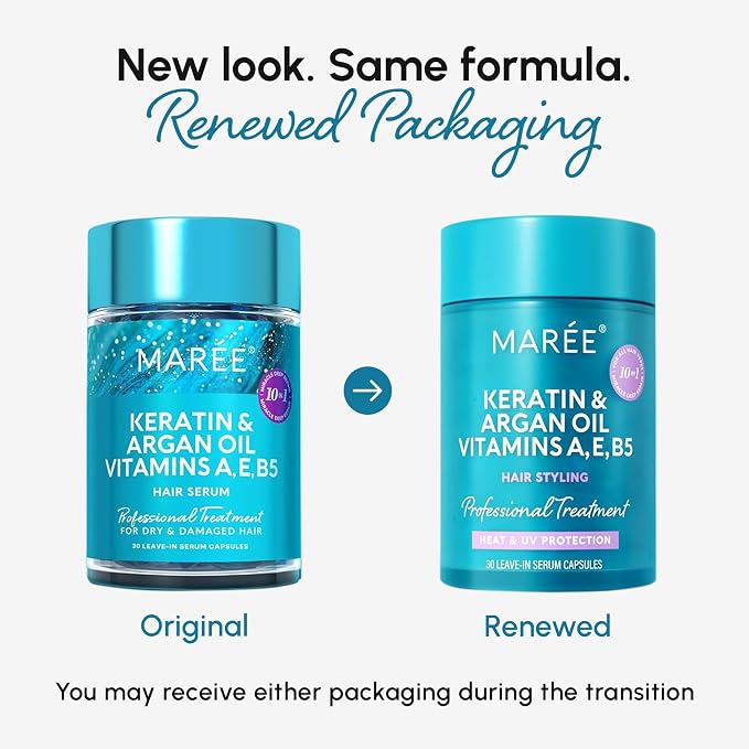 MAREE Hair Serum for Frizzy Dry Hair – Styling Capsules - Image 12