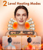 Wireless Neck Massager with Heat, Rechargeable Shiatsu Neck and Shoulder - Image 2