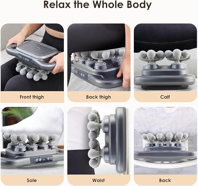 28 Head Massage Gun Set, Deep Tissue Percussion Massager, Electric Massage Tools - Image 7