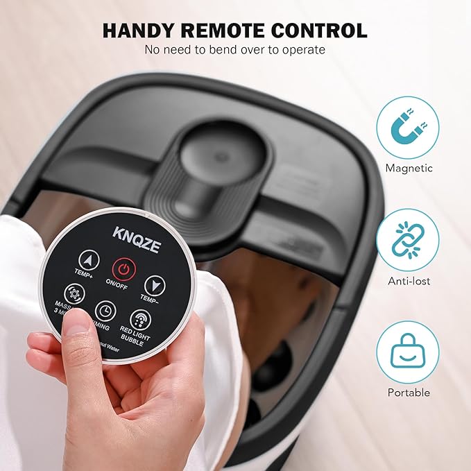 KNQZE Collapsible Foot Spa Electric Foot Bath - Image 3