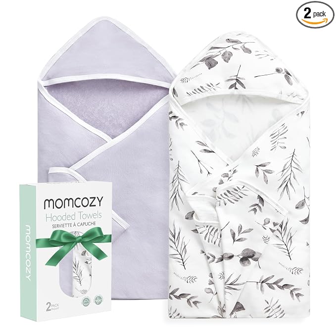 Momcozy Baby Hooded Towel-Made from Cotton, Suitable by Momcozy
