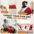Heating Pad for Back & Period Cramps – 35"x20" King Size, Electric Heating Pads - Image 3