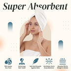 Huge Cotton Hair Towel Wrap for Women - Image 3