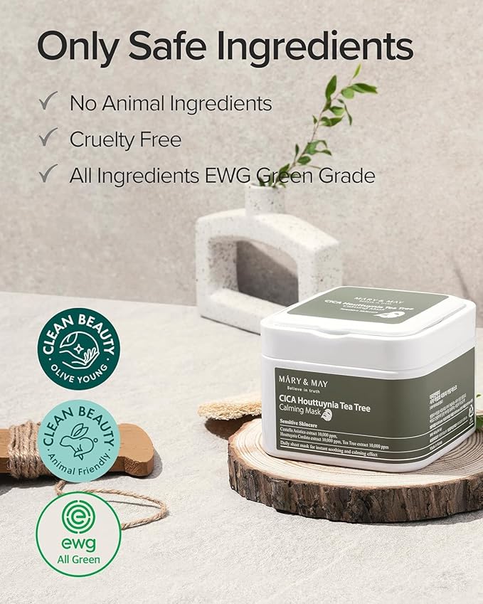 Mary&May CICA Houttuynia Tea Tree Calming Mask - Image 2