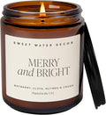 Sweet Water Decor Merry and Bright Candle by SweetWaterDecor